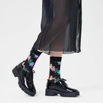 Calcetines Happy Socks Black Dancing Cats - ECRU