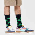 Calcetines Happy Socks Black Frog Crew - ECRU