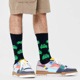 Calcetines Happy Socks Black Frog Crew - ECRU