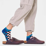 Calcetines Happy Socks Checkerboard Low - ECRU