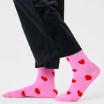 Calcetines Happy Socks Heart Crew - ECRU