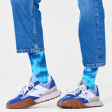 Calcetines Happy Socks Light Blue Tie Dye Crew - ECRU