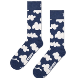 Calcetines Happy Socks Navy Cloudy Crew - ECRU