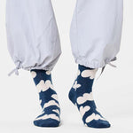 Calcetines Happy Socks Navy Cloudy Crew - ECRU