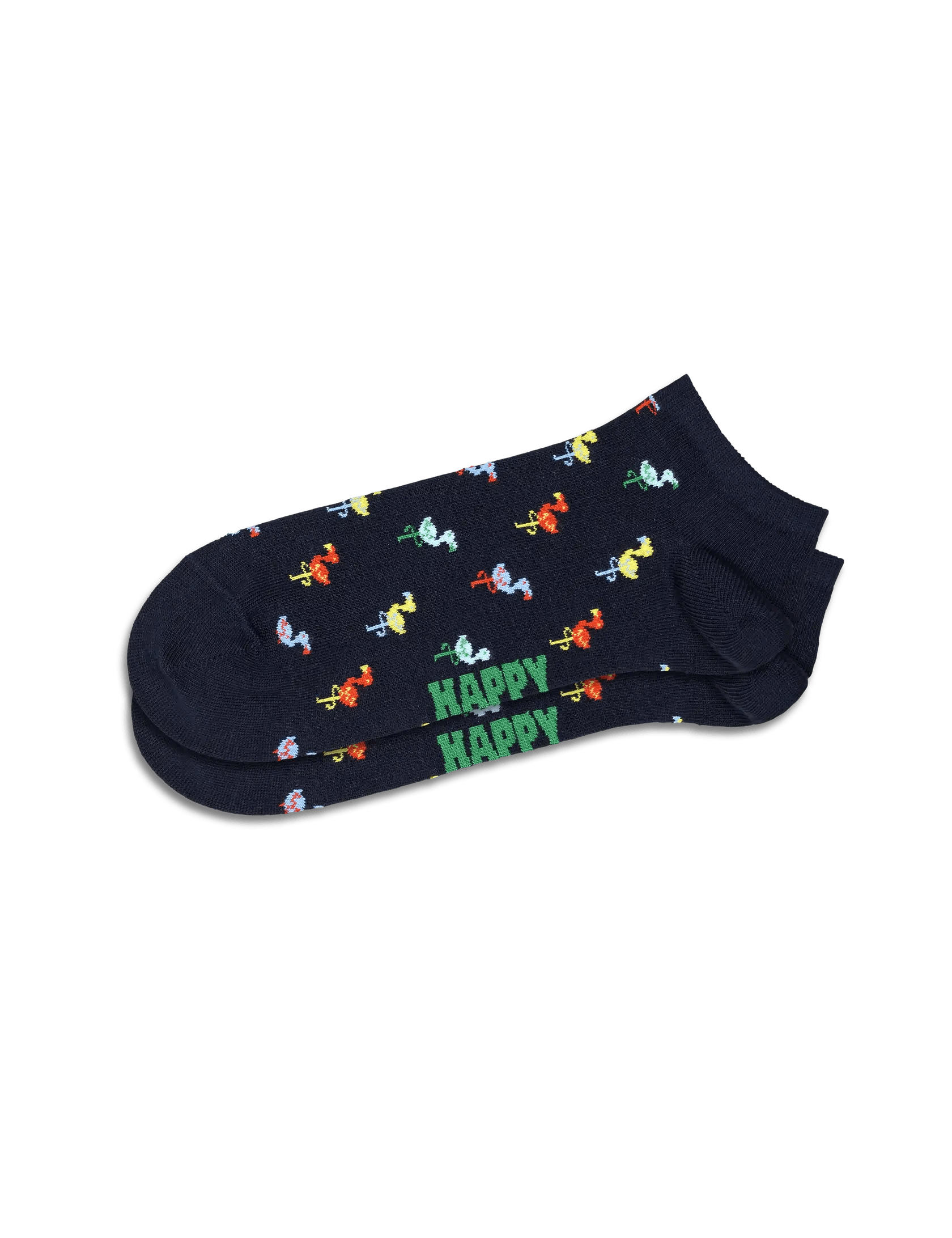 Calcetines Happy Socks Navy Flamingo Low - ECRU