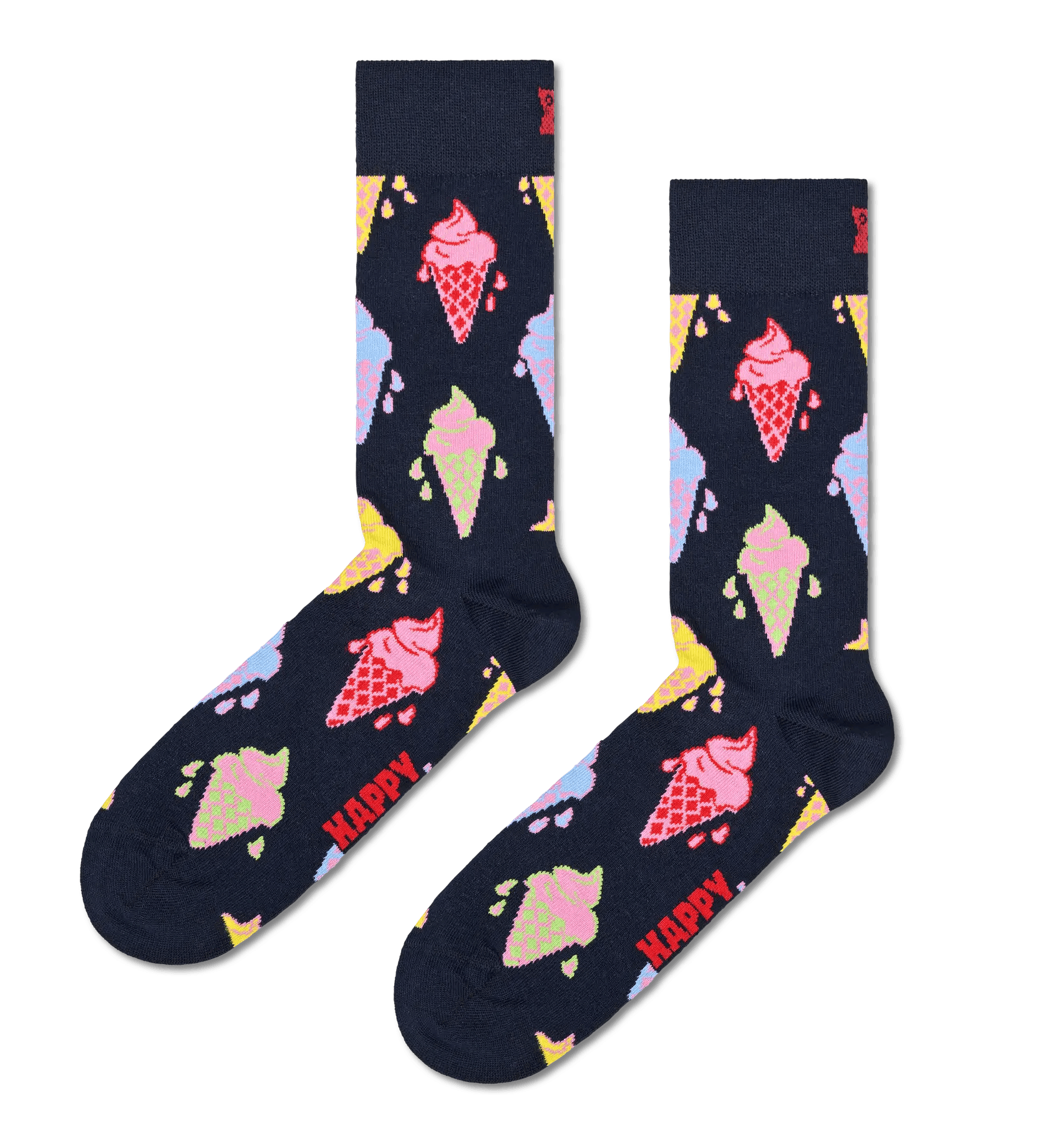 Calcetines Happy Socks Navy Ice Cream - ECRU