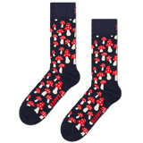 Calcetines Happy Socks Navy Mushroom Crew - ECRU