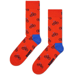 Calcetines Happy Socks Orange Bike Crew - ECRU