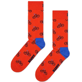 Calcetines Happy Socks Orange Bike Crew - ECRU