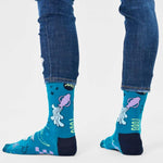 Calcetines Happy Socks Signo del Zodiaco Acuario - ECRU