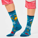 Calcetines Happy Socks Signo del Zodiaco Cáncer - ECRU