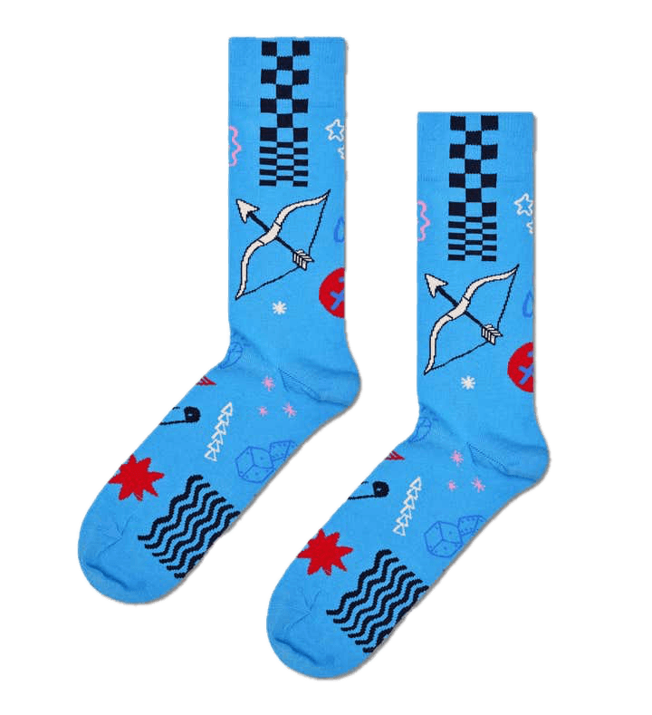 Calcetines Happy Socks Signo del Zodiaco Sagitario - ECRU