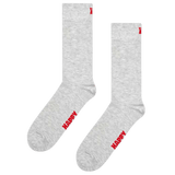 Calcetines Happy Socks Solid Grey - ECRU