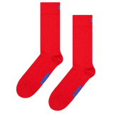 Calcetines Happy Socks Solid Red - ECRU