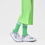 Calcetines Happy Socks Solid Sneaker Green - ECRU