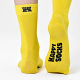 Calcetines Happy Socks Solid Yellow - ECRU