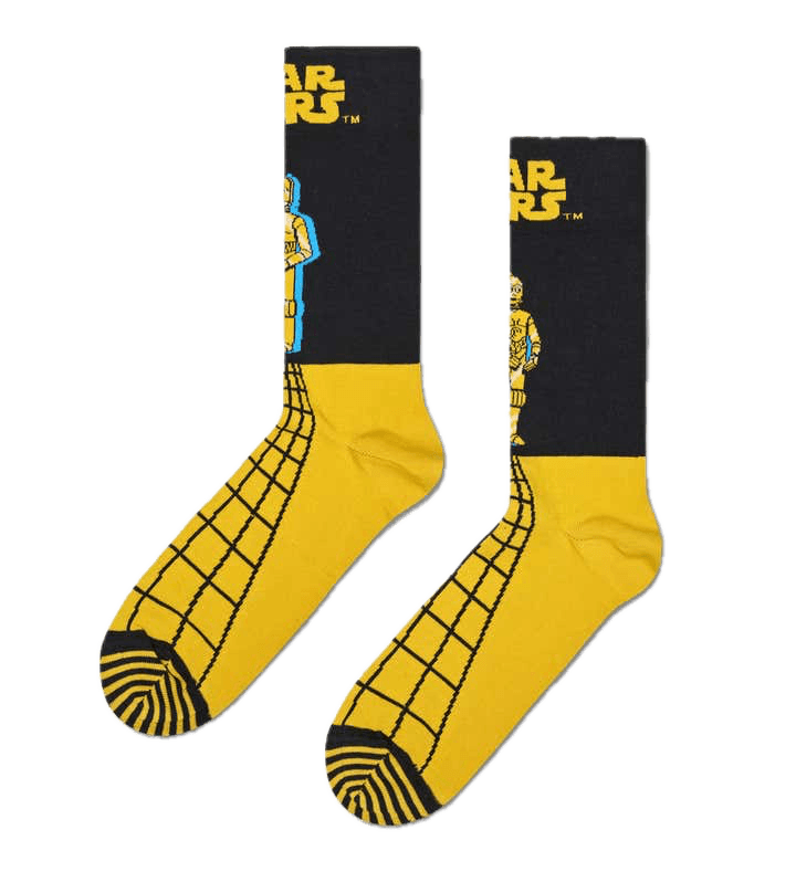 Calcetines Happy Socks Star Wars™️ C-3PO Crew - ECRU