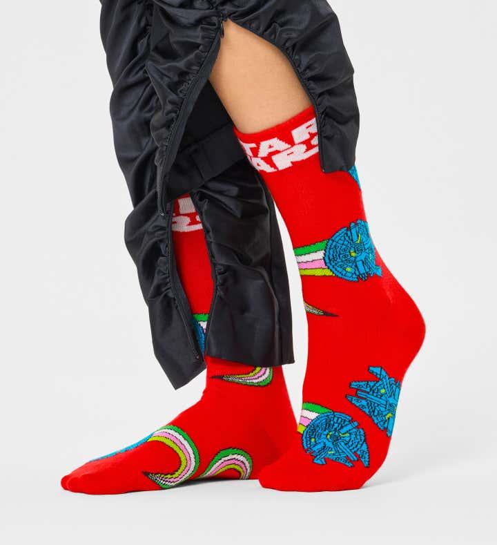 Calcetines Happy Socks Star Wars™️ Millennium Falcon Crew - ECRU