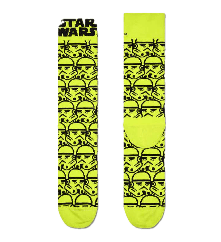 Calcetines Happy Socks Star Wars™️ Storm Trooper Crew - ECRU