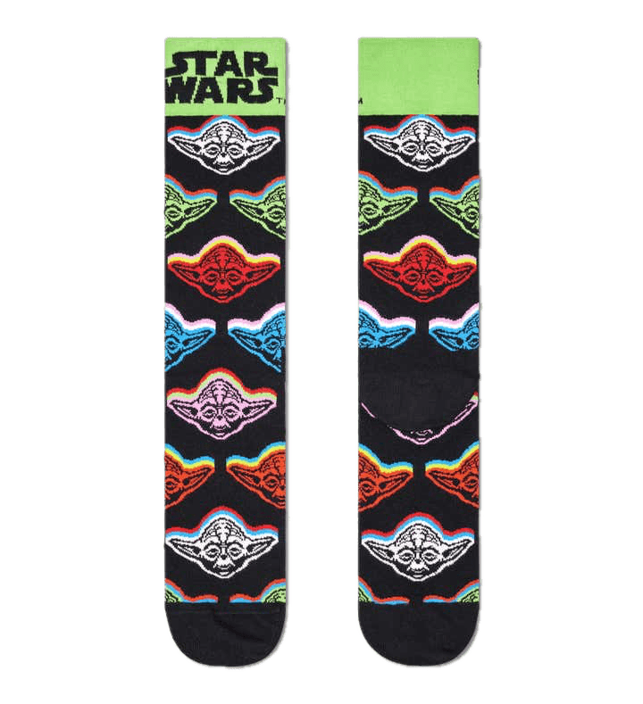 Calcetines Happy Socks Star Wars™️ Yoda Crew - ECRU