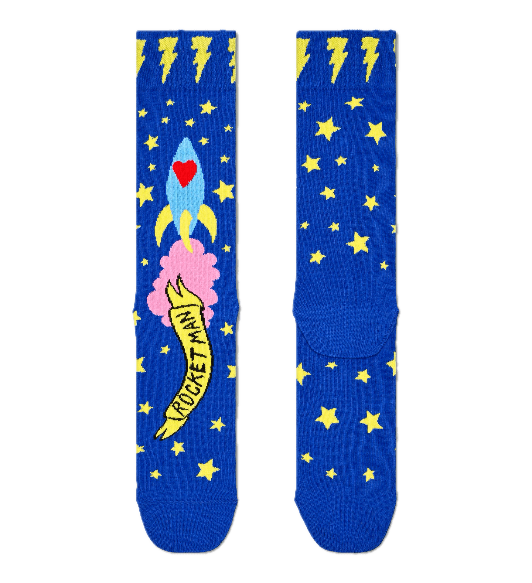 Calcetines Happy Socks x Elton John Rocket Man - ECRU