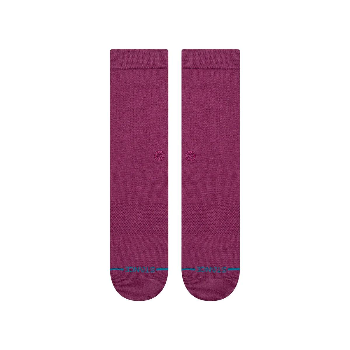 Calcetines Stance Icon Crew Berry - ECRU