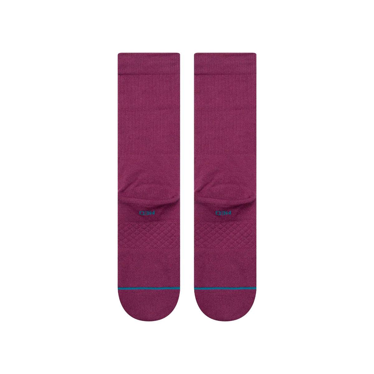 Calcetines Stance Icon Crew Berry - ECRU