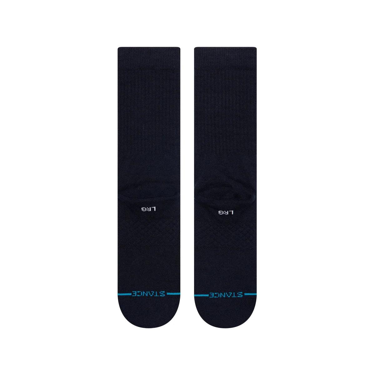 Calcetines Stance Icon Crew Dark Navy - ECRU