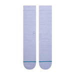 Calcetines Stance Icon Crew Lilac Ice - ECRU