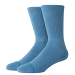 Calcetines Stance Icon Crew Steel Blue - ECRU