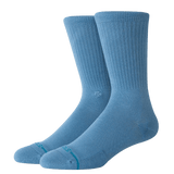 Calcetines Stance Icon Crew Steel Blue - ECRU