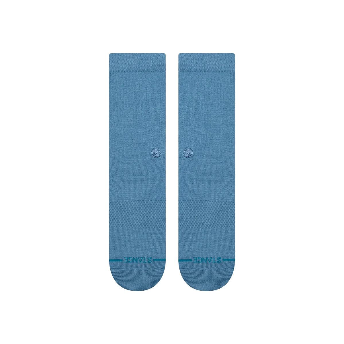 Calcetines Stance Icon Crew Steel Blue - ECRU