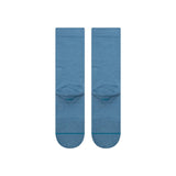 Calcetines Stance Icon Crew Steel Blue - ECRU