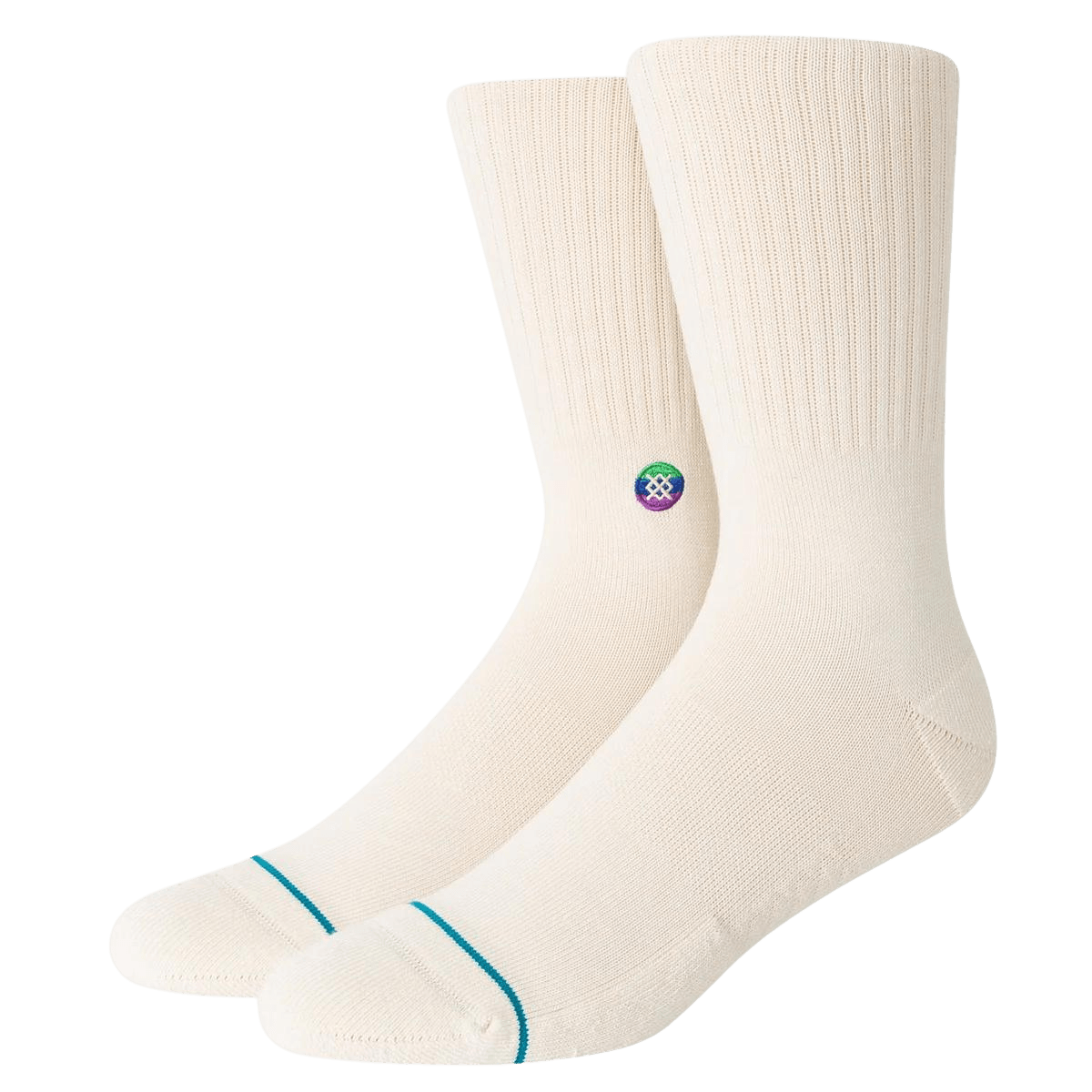 Calcetines Stance Love Icon Crew White - ECRU