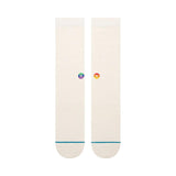 Calcetines Stance Love Icon Crew White - ECRU