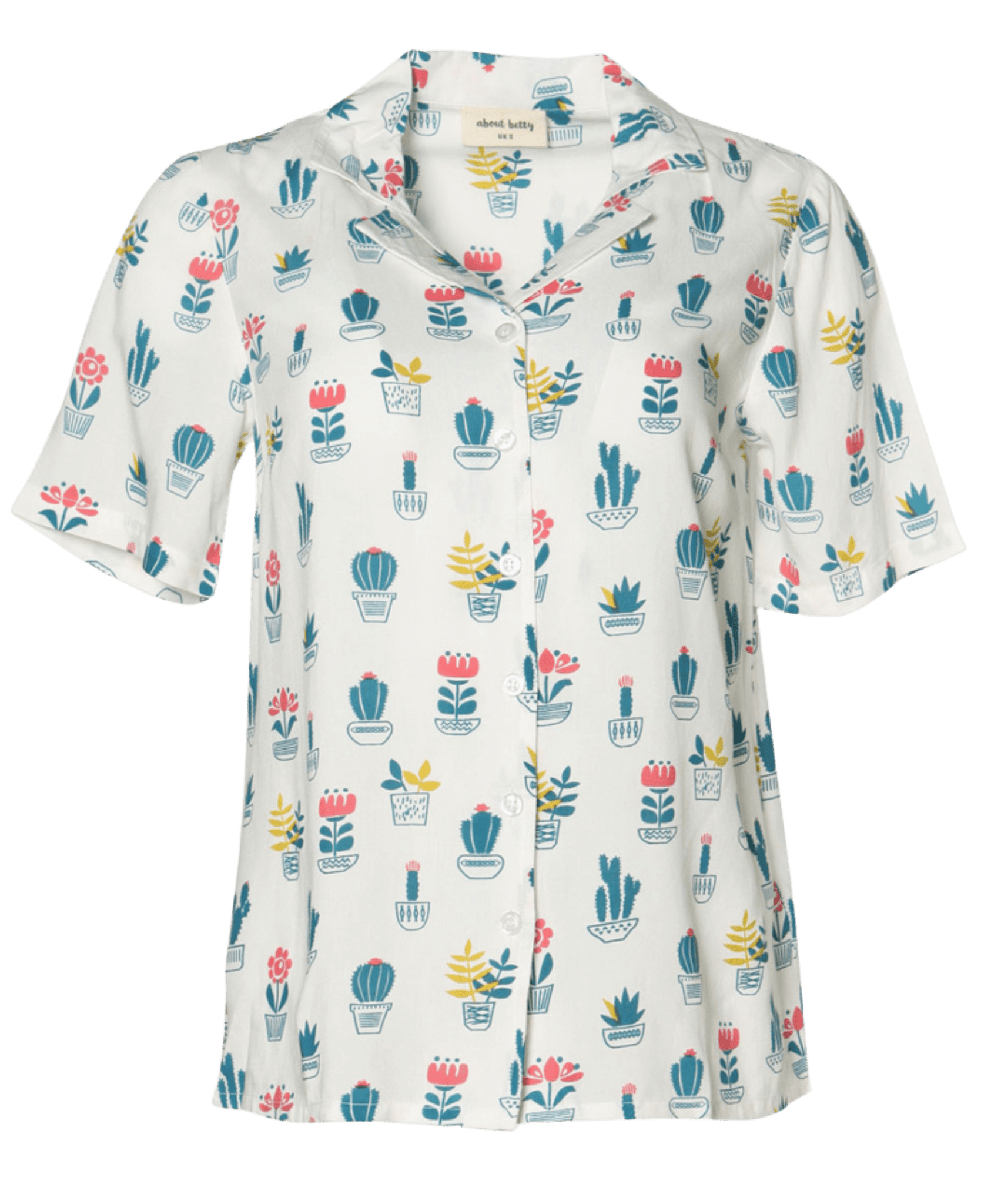 Camisa About Betty Cactus - ECRU