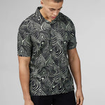 Camisa Ben Sherman Psychedelic Swirl Mint - ECRU