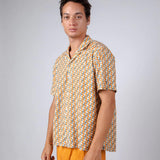 Camisa Brava Fabrics Tiles Aloha Ochre - ECRU