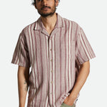 Camisa Brixton Bunker Seersucker - ECRU