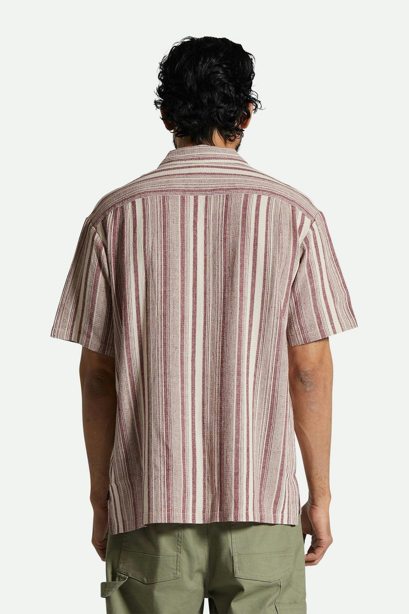 Camisa Brixton Bunker Seersucker - ECRU