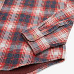 Camisa Deus Ex Machina Vacay Red Check - ECRU