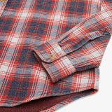 Camisa Deus Ex Machina Vacay Red Check - ECRU