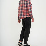 Camisa Deus Ex Machina Vacay Red Check - ECRU