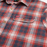 Camisa Deus Ex Machina Vacay Red Check - ECRU