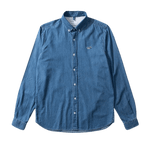 Camisa Edmmond Studios Bd Denim Shirt Duck Edition Plain Bleach - ECRU