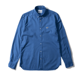 Camisa Edmmond Studios Bd Shirt Duck Edition Oxford Ns Plain Blue - ECRU