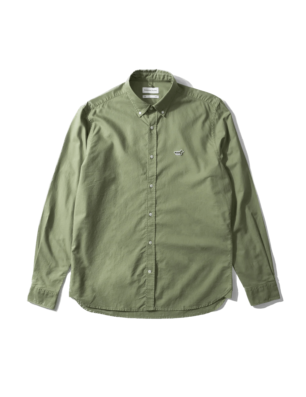 Camisa Edmmond Studios Bd Shirt Duck Edition Oxford Ns Plain Olive - ECRU