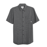 Camisa Farah Denzie Jacquard True Navy - ECRU