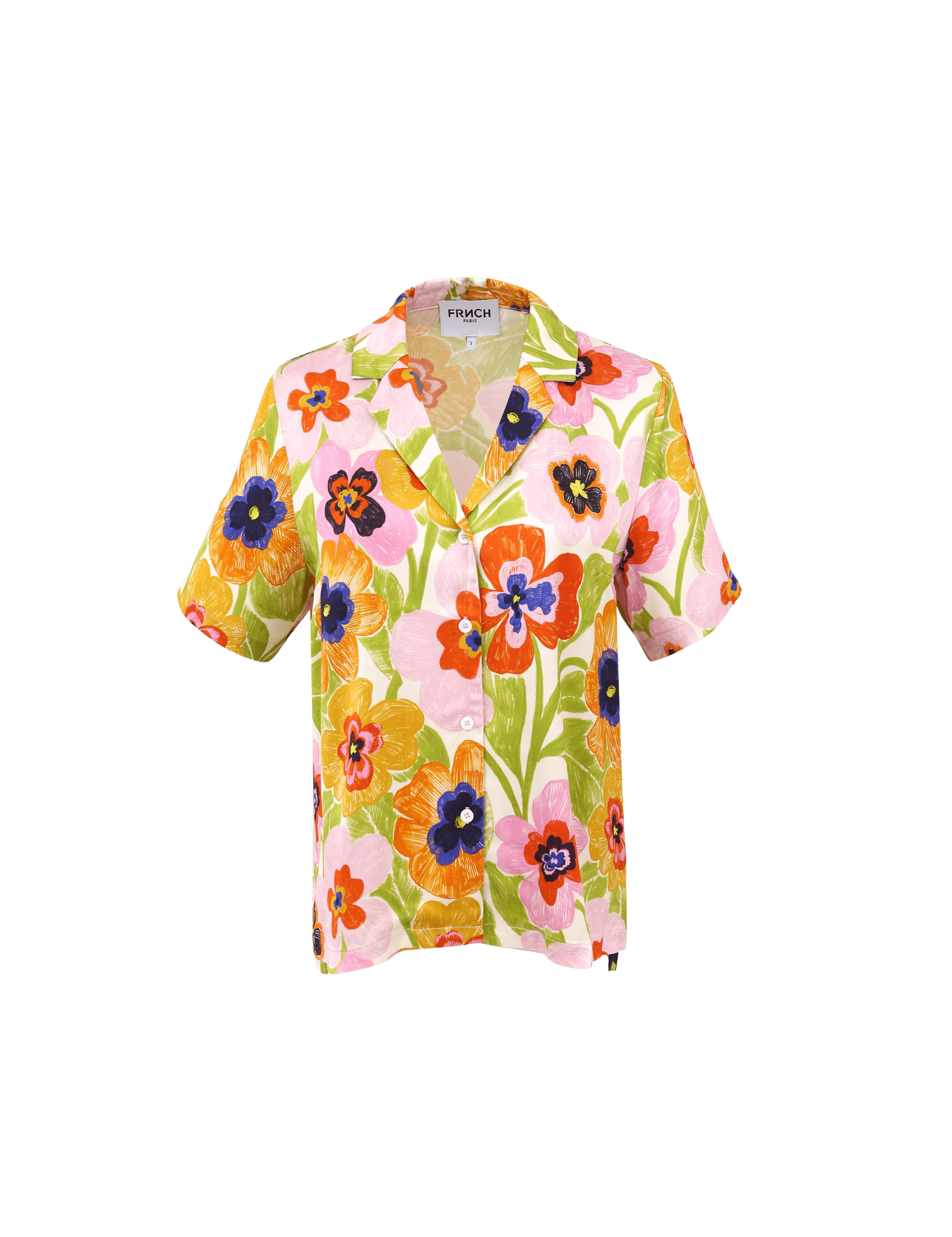 Camisa FRNCH Chelly Spicy Garden Creme - ECRU