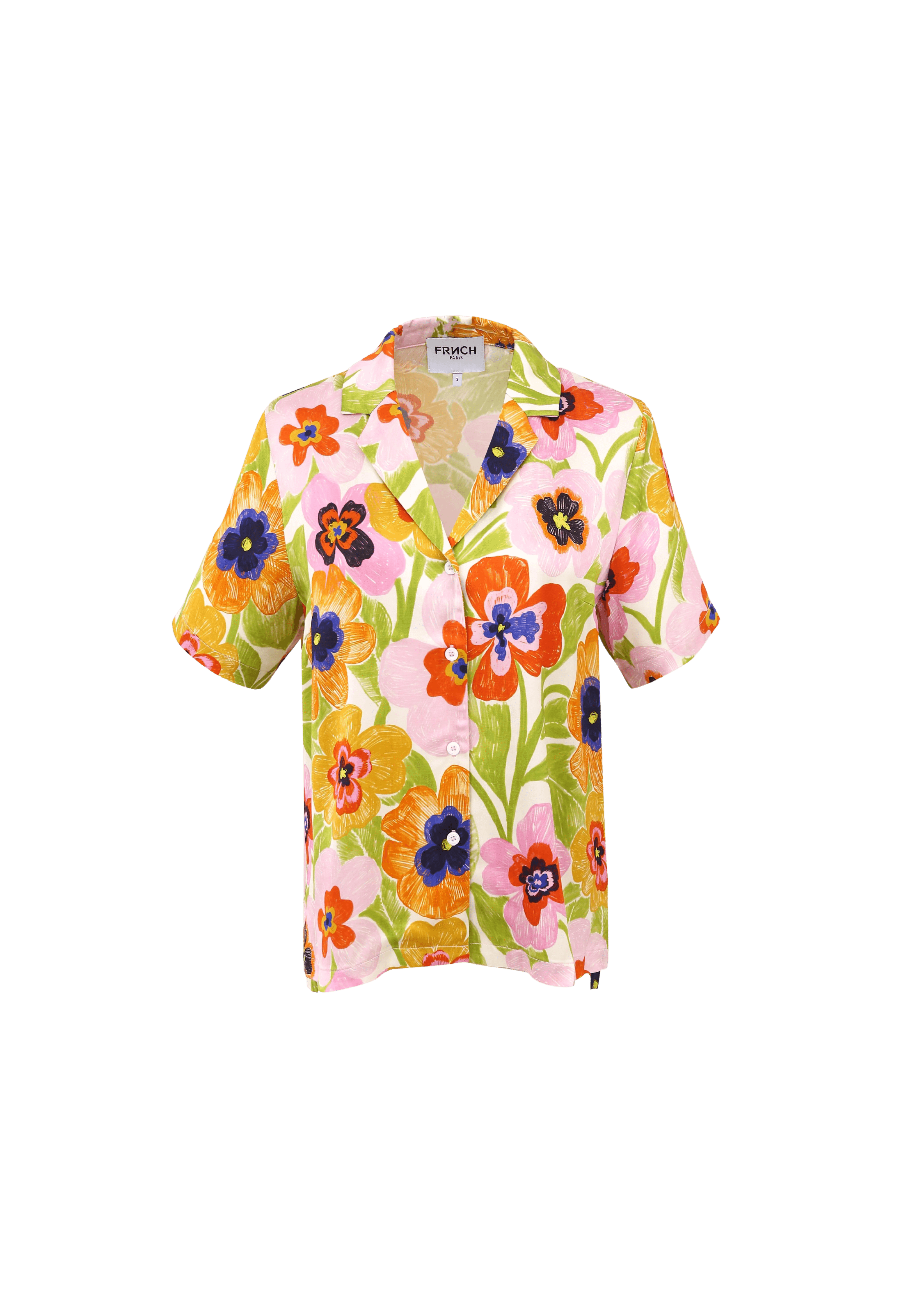 Camisa FRNCH Chelly Spicy Garden Creme - ECRU